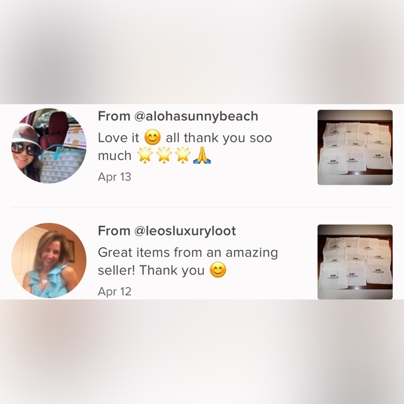 Coach Dust Bag-5 Total-NWOT - Picture 2 of 16